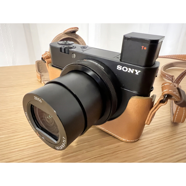 SONY DSC-RX100 M5 純正革ケース付き