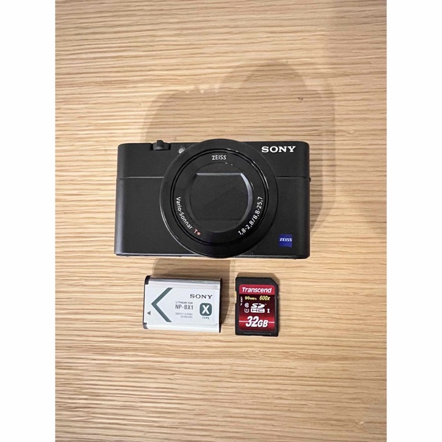 SONY DSC-RX100 M5 純正革ケース付き