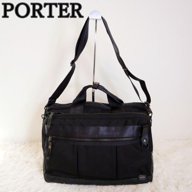 PORTER - 通勤通学に最適☆PORTER ヒート 2wayバッグ 二層式の通販 by ...