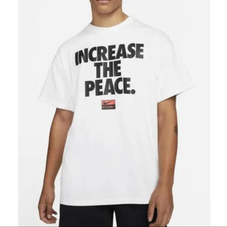 ナイキ(NIKE)の新品タグ付 STUSSY ナイキ INCREASE THE PEACE TEE(Tシャツ/カットソー(半袖/袖なし))