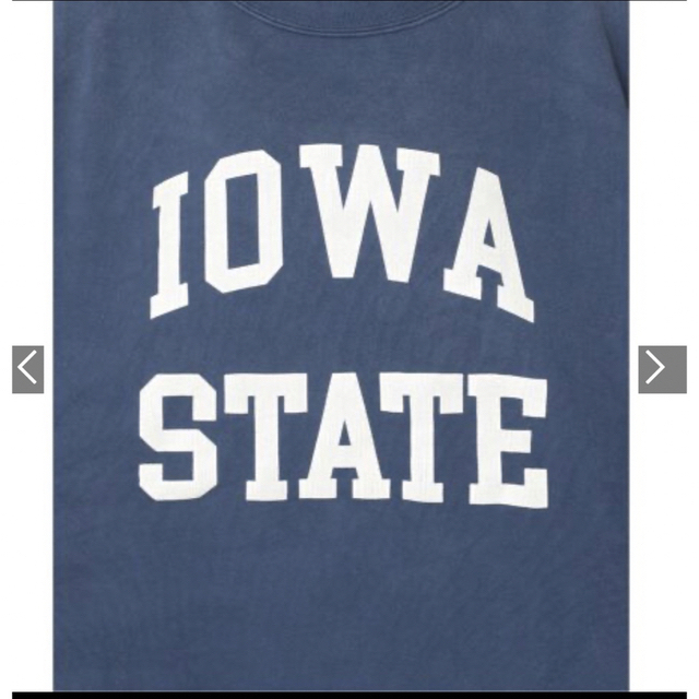 未使用品　青　別注【Odub/オーダブ】iowa state sweat 4