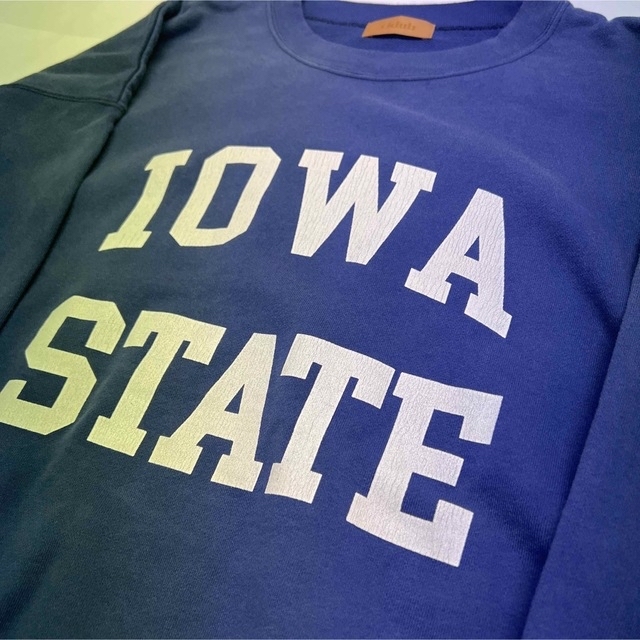 未使用品　青　別注【Odub/オーダブ】iowa state sweat 5