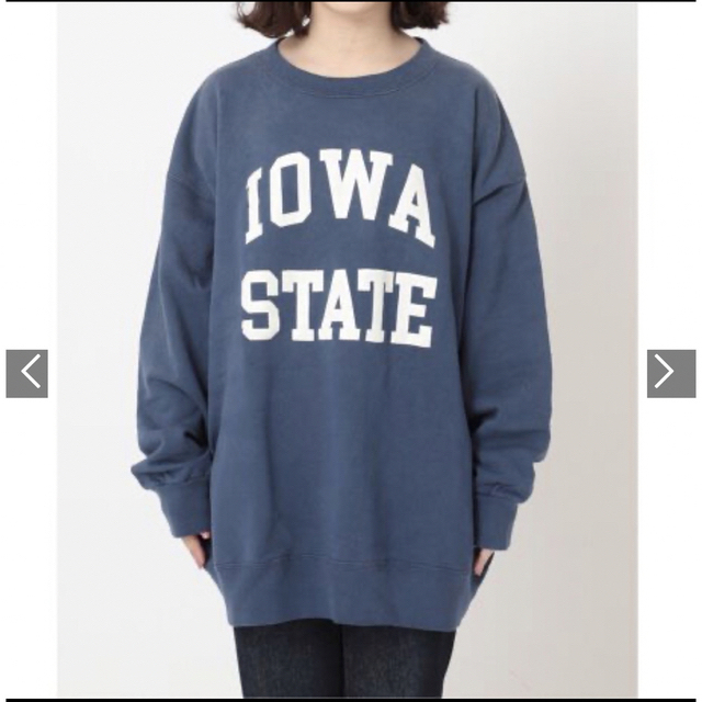 未使用品　青　別注【Odub/オーダブ】iowa state sweat 3