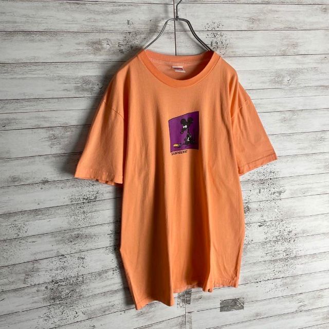 7652 【入手困難】シュプリーム☆ビッグロゴ定番カラー人気デザインtシャツ美品