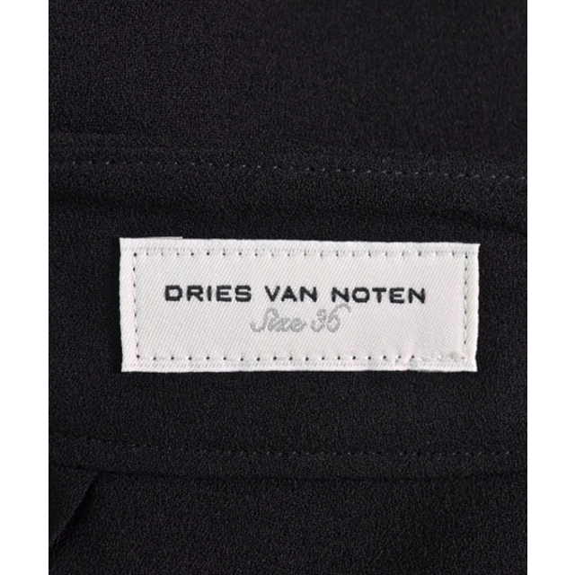 DRIES VAN NOTEN(ドリスヴァンノッテン)のDRIES VAN NOTEN ひざ丈スカート 36(XS位) 黒 【古着】【中古】 レディースのスカート(ひざ丈スカート)の商品写真