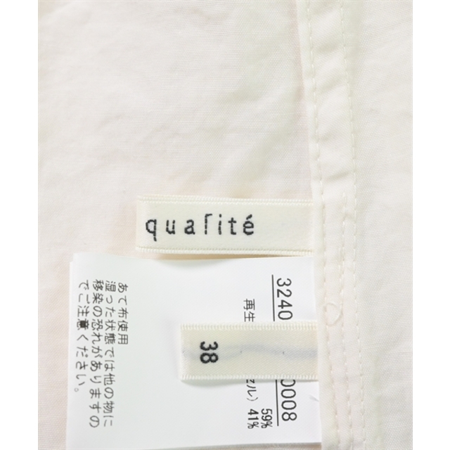 qualite - qualite カリテ カジュアルシャツ 38(M位) 白 【古着】【中古】の通販 by RAGTAG online