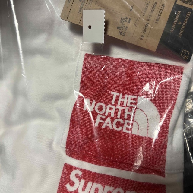 Supreme(シュプリーム)のSupreme North Face Printed Pocket Tee  M メンズのトップス(Tシャツ/カットソー(半袖/袖なし))の商品写真
