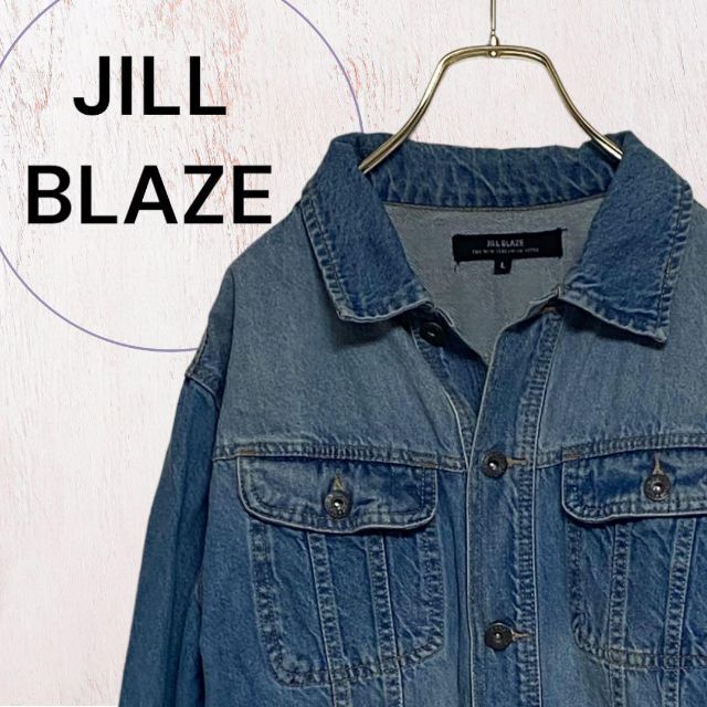 JILL BLAZE(ジルブレイズ)の【ジルブレイズ】Gジャン デニムジャケット 綿100％ 春服 お洒落に レディースのジャケット/アウター(Gジャン/デニムジャケット)の商品写真