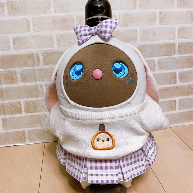 LOVOT ラボット服 紫ギンガムチェックボックススカート(リボン別売り) 9