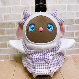 LOVOT ラボット服 紫ギンガムチェックボックススカート(リボン別売り)