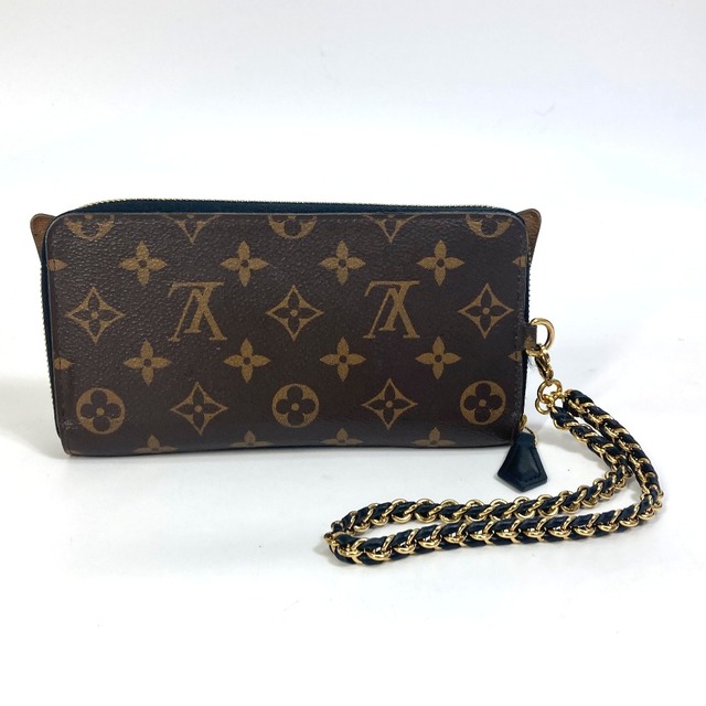 ルイヴィトン LOUIS VUITTON ジッピーウォレット シャディ M68796 モノグラムリバース 長財布 モノグラムリバースキャンバス ブラウン