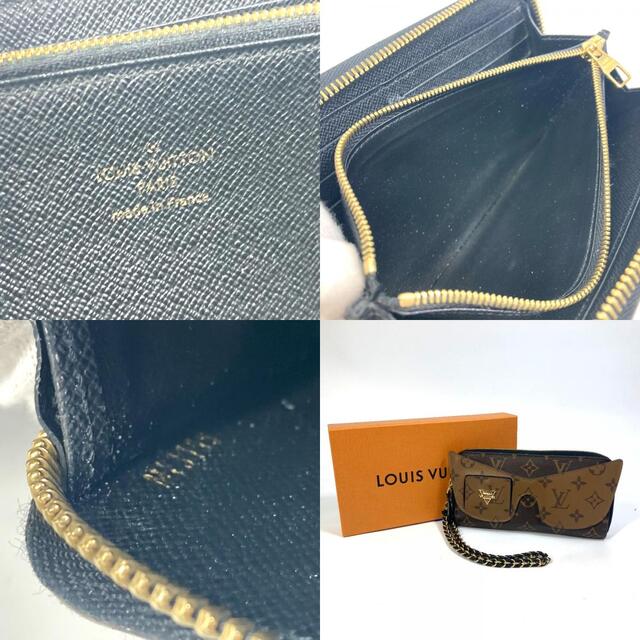 ルイヴィトン LOUIS VUITTON ジッピーウォレット シャディ M68796 モノグラムリバース 長財布 モノグラムリバースキャンバス ブラウン