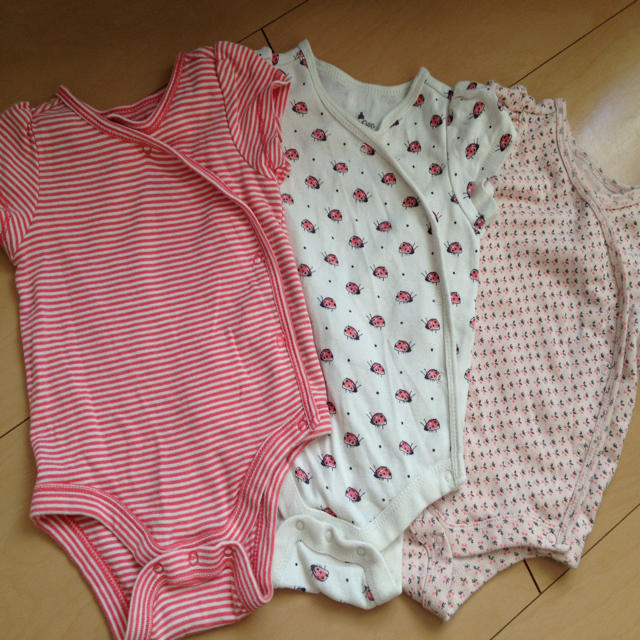 GAP(ギャップ)のbaby gap♡半袖ボディセット60 キッズ/ベビー/マタニティのベビー服(~85cm)(ロンパース)の商品写真