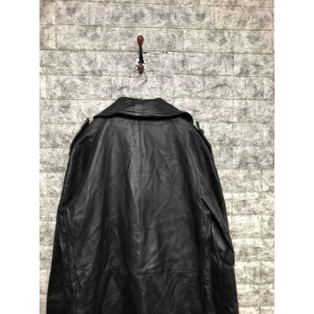 MILITARY - 80s フランス軍実用品 実用品 レザー コートモーター MILITARY - 80s フランス軍実用品 実用品 レザー コートモーター