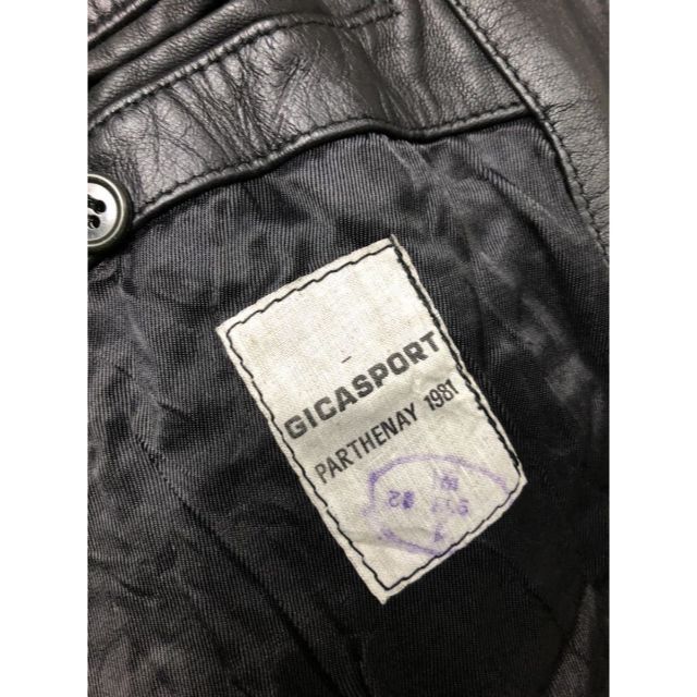 MILITARY - 80s フランス軍実用品 実用品 レザー コートモーター MILITARY - 80s フランス軍実用品 実用品 レザー コートモーター