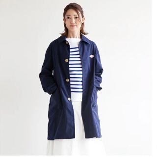ダントン スプリングコート(レディース)(ブルー・ネイビー/青色系)の ダントン スプリングコート(レディース)(ブルー・ネイビー/青色系)の