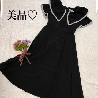 ミッシュマッシュ(MISCH MASCH)の美品♡ラッフルカラーロングワンピース(ロングワンピース/マキシワンピース)