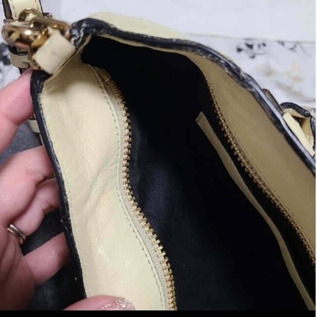 美品 Chloe クロエ エテル 白 ホワイト クリーム ショルダーバッグ