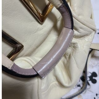 美品　Chloe　クロエ　エテル　白　ホワイト　クリーム　ショルダーバッグ