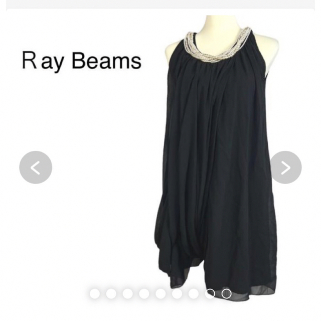 Ray BEAMS(レイビームス)のray beams パールネックレス　ワンピース レディースのワンピース(ひざ丈ワンピース)の商品写真