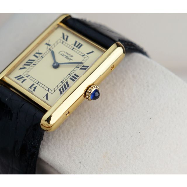 Cartier - 美品 カルティエ マスト タンク アイボリー ローマン 手巻き