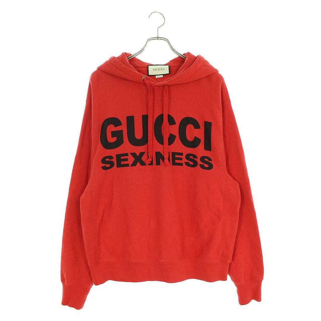 Gucci - グッチ 569828 XJCK2 ロゴプリントパーカー メンズ Sの通販 by