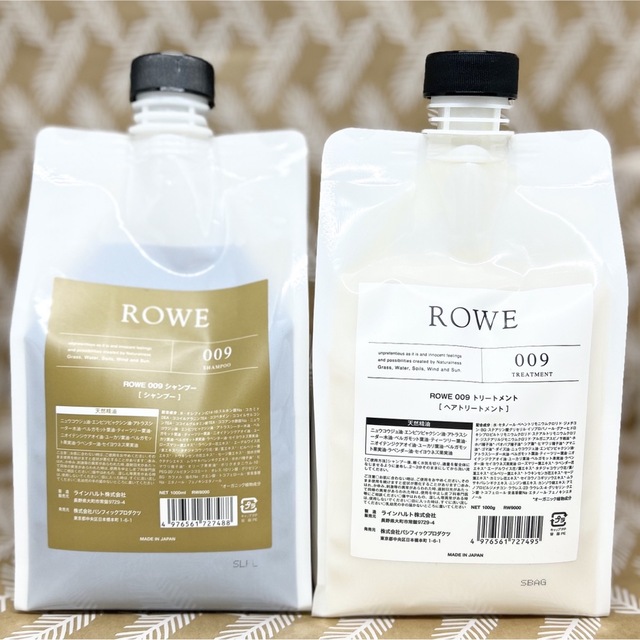 ROWE シャンプー　トリートメント　009  1000ml