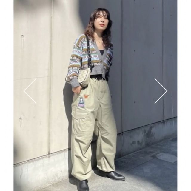 moussy - MOUSSY×X-girlコラボ☆ XG DRAWSTRING CARGOパンツの moussy - MOUSSY×X-girlコラボ☆ XG DRAWSTRING CARGOパンツの