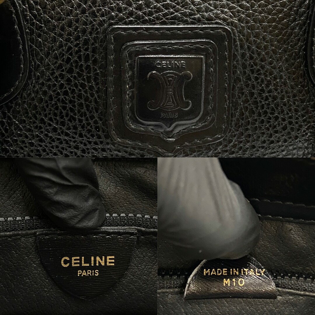 極 美品 CELINE セリーヌ ヴィンテージ マカダム トリオンフ ブラゾン