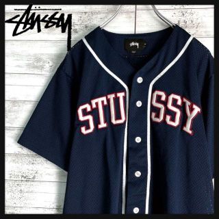 入手困難・希少‼︎】STUSSY ベースボールシャツ ゲームシャツ 刺繍-