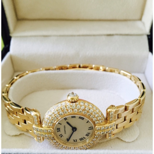 Cartier(カルティエ)のさよ様専用です。カルティエ パンテール ヴァンドーム K18YG  レディースのファッション小物(腕時計)の商品写真