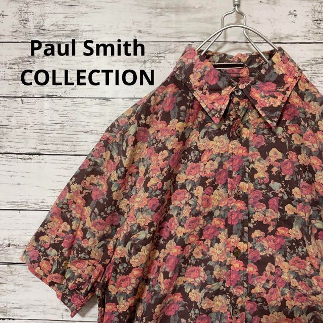 Paul Smith COLLECTION 花柄半袖シャツ 個性派 お洒落 派手トップス