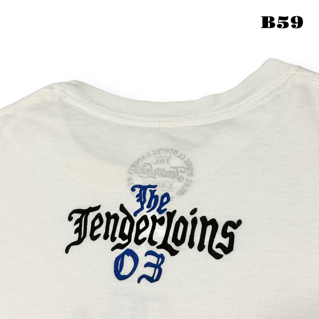 TENDERLOIN - 本店限定！ TENDERLOIN 半袖 Tシャツ ホワイト ブルー 白 