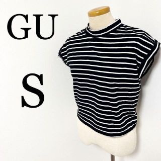 ジーユー(GU)のGU ジーユー　レディース　袖なし　Tシャツ　古着　Sサイズ(Tシャツ(半袖/袖なし))