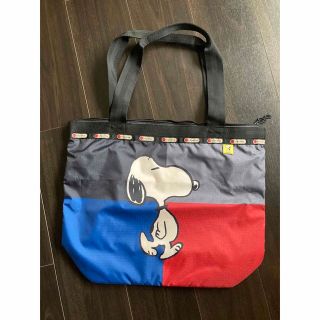 レスポートサック トートバッグ LeSportsac スヌーピー ブルー