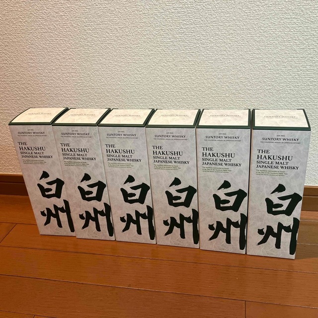 サントリーウイスキー白州 6本セット 700ml 未開封 サントリーウイスキー白州 6本セット 700ml 未開封
