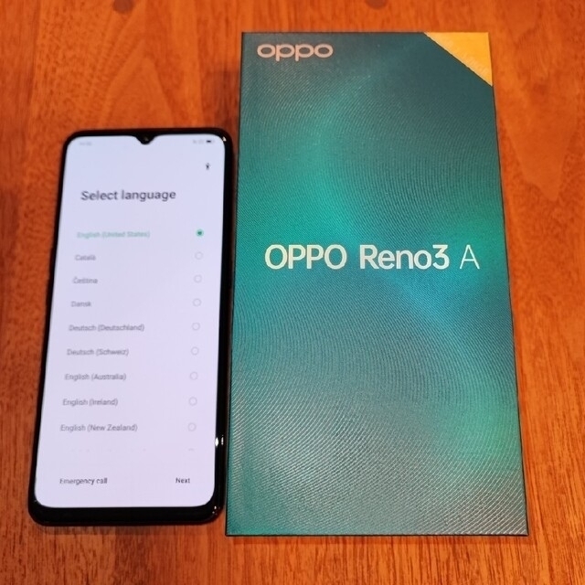 OPPO Reno3 A モバイル版