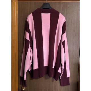2002年春 XL新品 AMI Paris アミ ストライプ ニット セーター