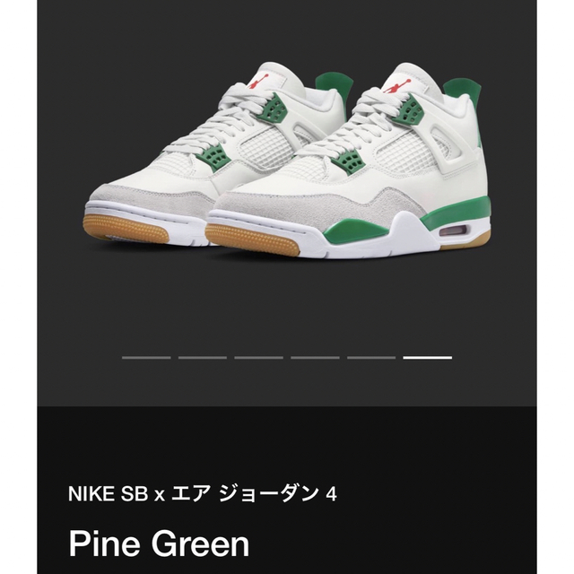 Jordan Brand（NIKE）(ジョーダン)のNike SB × Air Jordan 4 SP Pine Green メンズの靴/シューズ(スニーカー)の商品写真