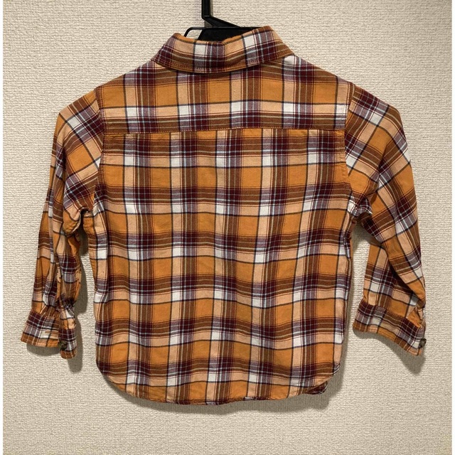 UNIQLO(ユニクロ)のユニクロ　チェックシャツ　110センチ キッズ/ベビー/マタニティのキッズ服男の子用(90cm~)(ブラウス)の商品写真