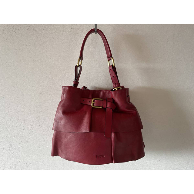 極美◎LUPO BARCELONA ルポ レザーバッグ 保存袋&ポーチつき 新品即決