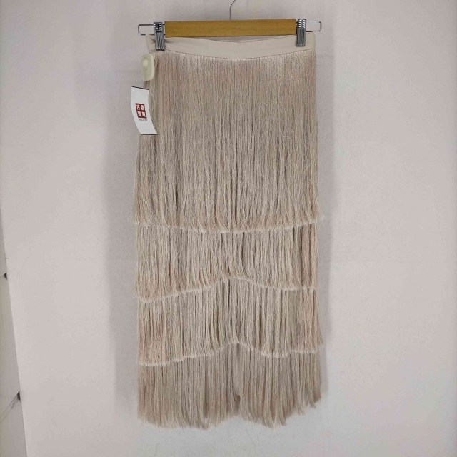 moussy(マウジー)のmoussy(マウジー) FEATHER LIKE FRINGE SKIRT レディースのスカート(その他)の商品写真