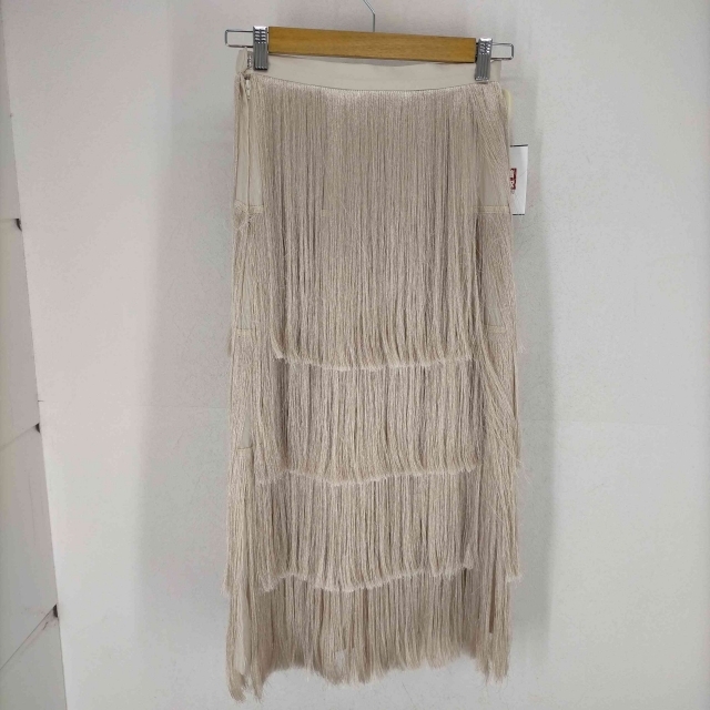 moussy(マウジー)のmoussy(マウジー) FEATHER LIKE FRINGE SKIRT レディースのスカート(その他)の商品写真