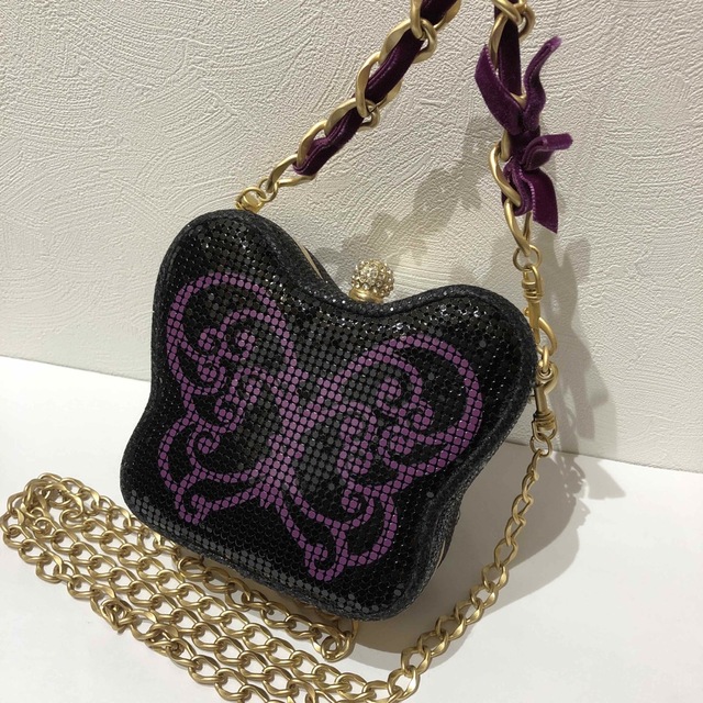 ANNA SUI♦︎アナスイ 蝶型チェーンミニバッグ パーティーバッグ 3