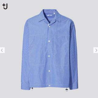 ユニクロ(UNIQLO)のスーピマコットンオーバーサイズシャツブルゾン(シャツ)