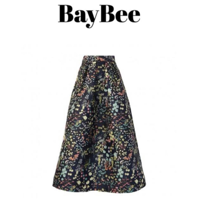 FRAY I.D(フレイアイディー)のBayBee ladyJacquardskirt(flower pattern） レディースのスカート(ロングスカート)の商品写真