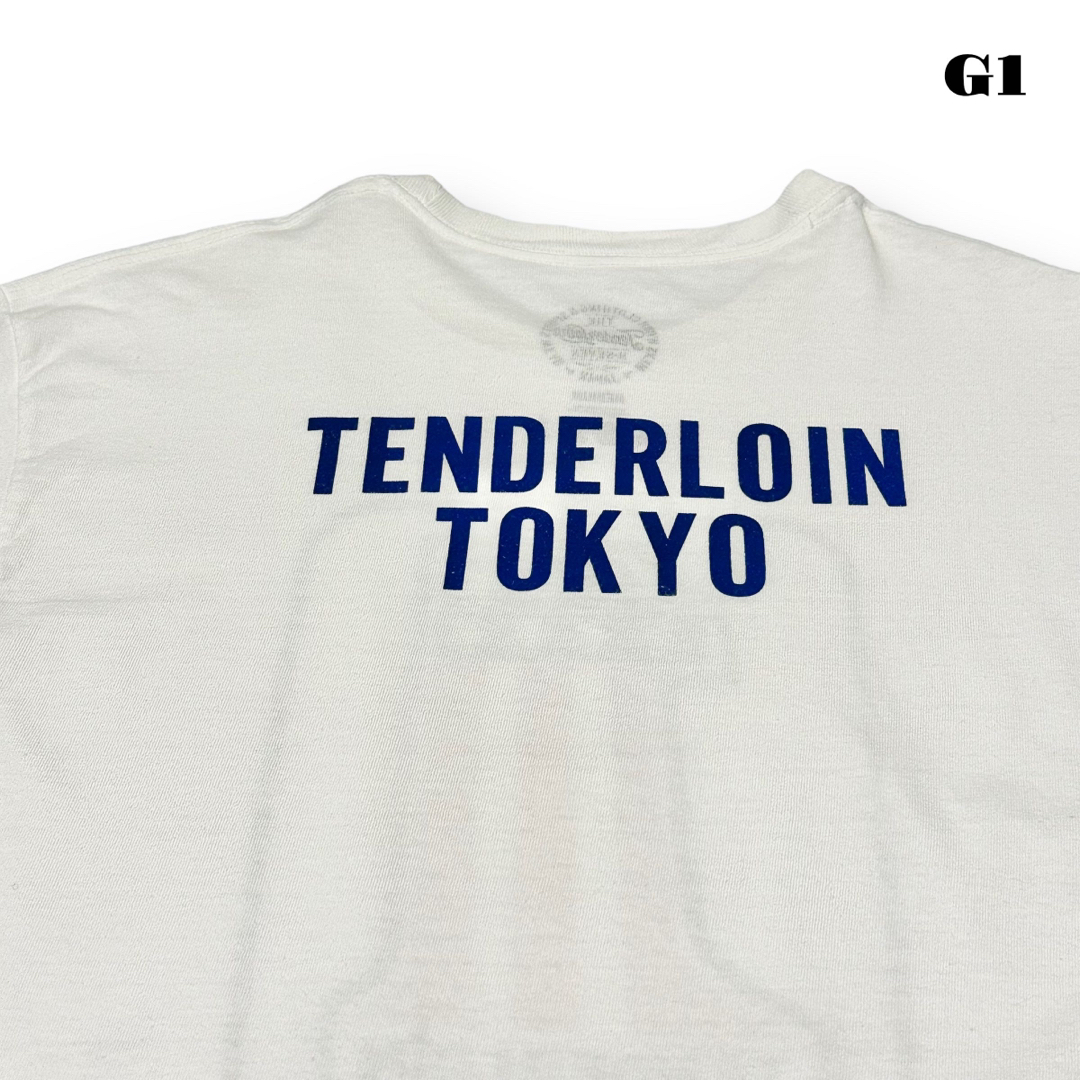 希少品！ TENDERLOIN 長袖Tシャツ ロンT No.1 ホワイト 白 M - Tシャツ