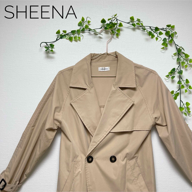 SHEENA＊シーナ＊トレンチコート＊春＊レディース＊プリーツ＊送料無料