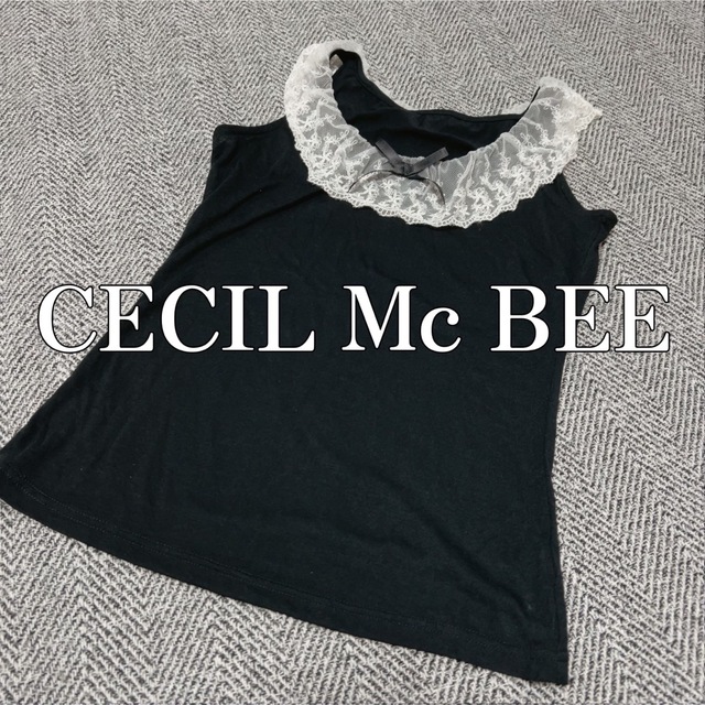 CECIL McBEE(セシルマクビー)のCECIL Mc BEE♡襟元レースインナートップス レディースのトップス(タンクトップ)の商品写真