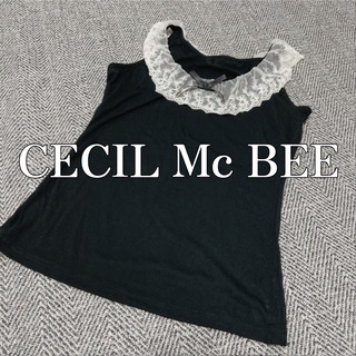 セシルマクビー(CECIL McBEE)のCECIL Mc BEE♡襟元レースインナートップス(タンクトップ)